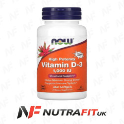 Now Vitamin D3 1000 IU 180 360 1000 IU Softgels
