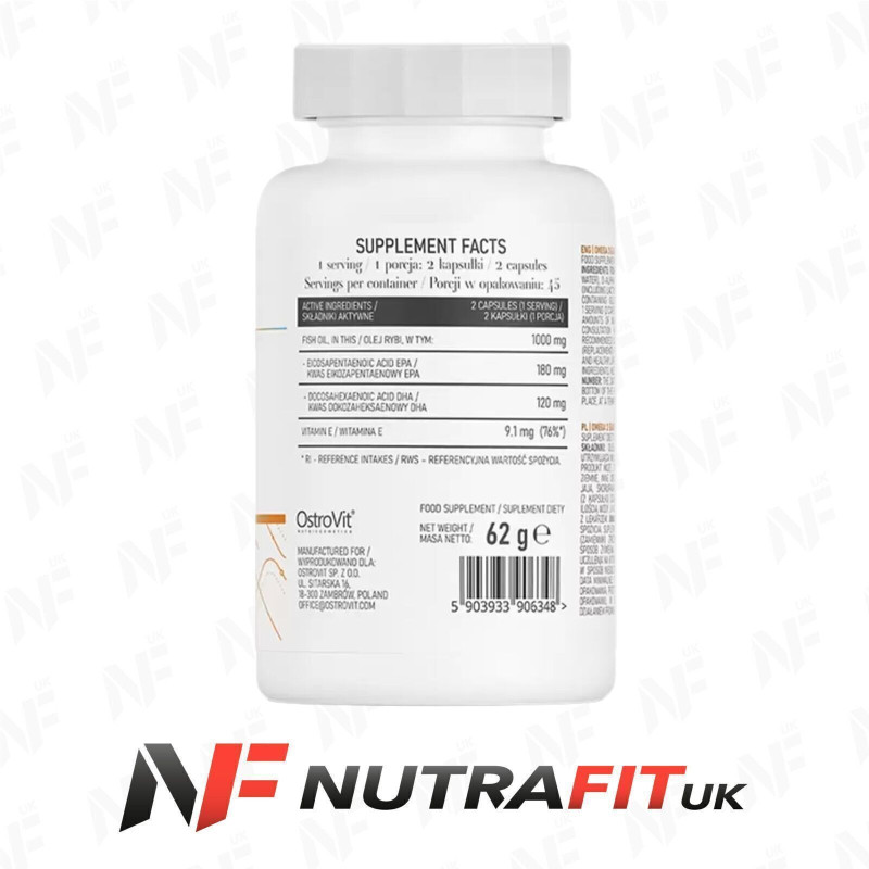 Ostrovit Omega Easy To Swallow EPA DHA 90 Caps Ostrovit Omega Easy To Swallow EPA DHA 90 Caps