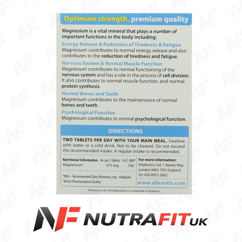 Vitabiotics Ultra Magnesium 60 Tabs Vitabiotics Ultra Magnesium 60 Tabs