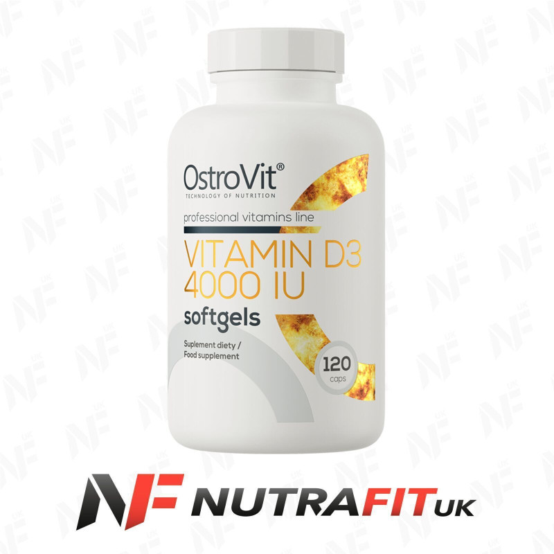 Ostrovit Vitamin D3 4000 IU 120 4000 IU Softgels