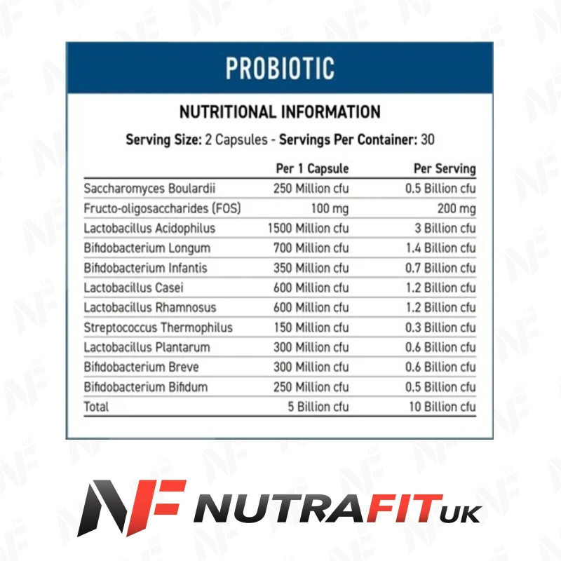 Applied Nutrition Probiotic 60 Caps Applied Nutrition Probiotic 60 Caps