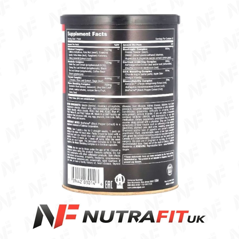 Universal Nutrition Animal Cuts Advanced 42 Packs Universal Nutrition Animal Cuts Advanced 42 Packs