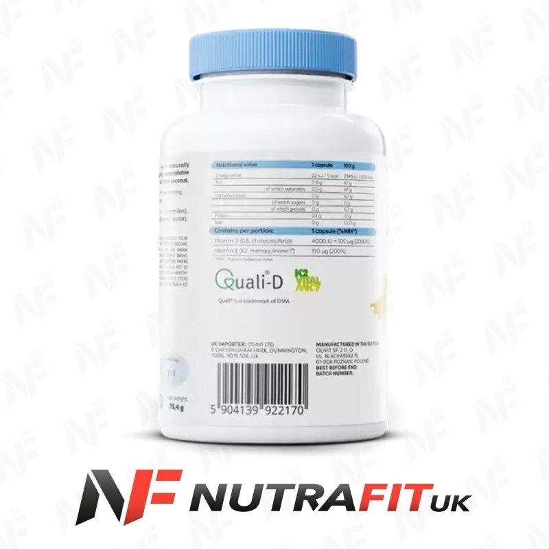 Osavi Vitamin D3 + K2 4000 IU Caps