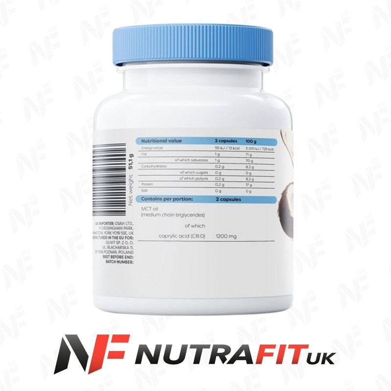 Osavi Caprylic Acid C8 Mct 120 1200 mg Caps Osavi Caprylic Acid C8 Mct 120 1200 mg Caps