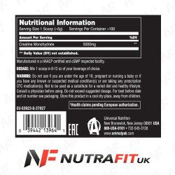 Universal Nutrition Animal Creatine Monohydrate 500 g Universal Nutrition Animal Creatine Monohydrate 500 g