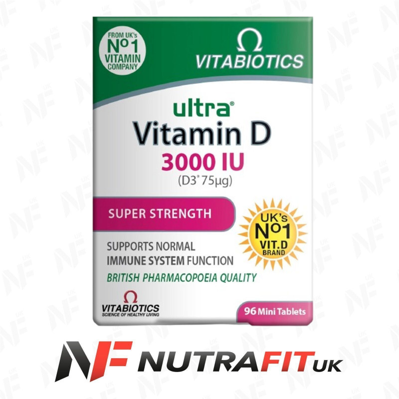 Vitabiotics Ultra Vitamin D 3000 IU 96 Tabs