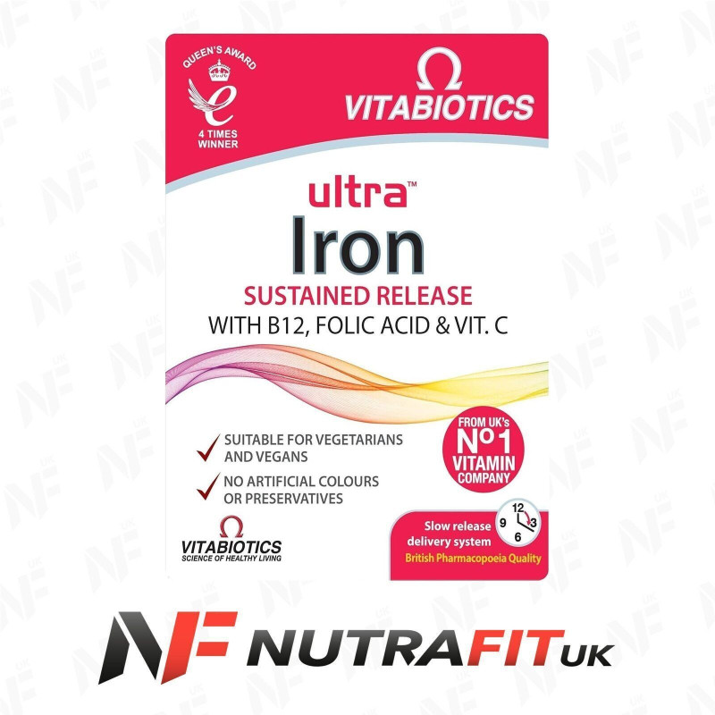 Vitabiotics Ultra Iron B12 30 Tabs