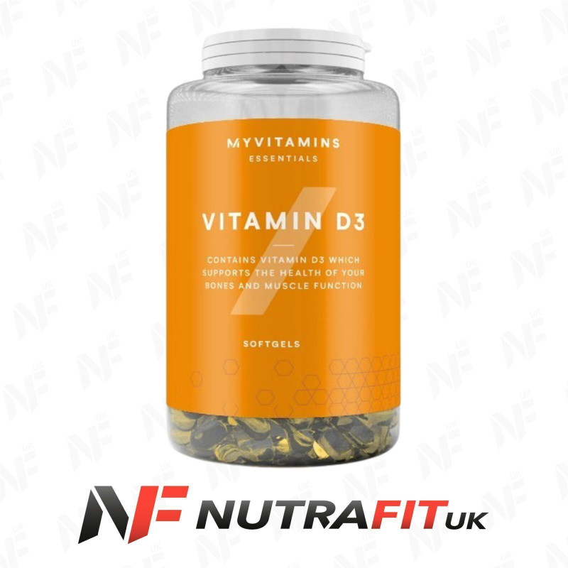 Myvitamins Vitamin D3 180 Softgels