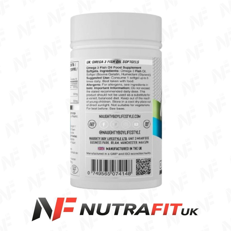 Naughty Boy Omega 3 90 Softgels Naughty Boy Omega 3 90 Softgels