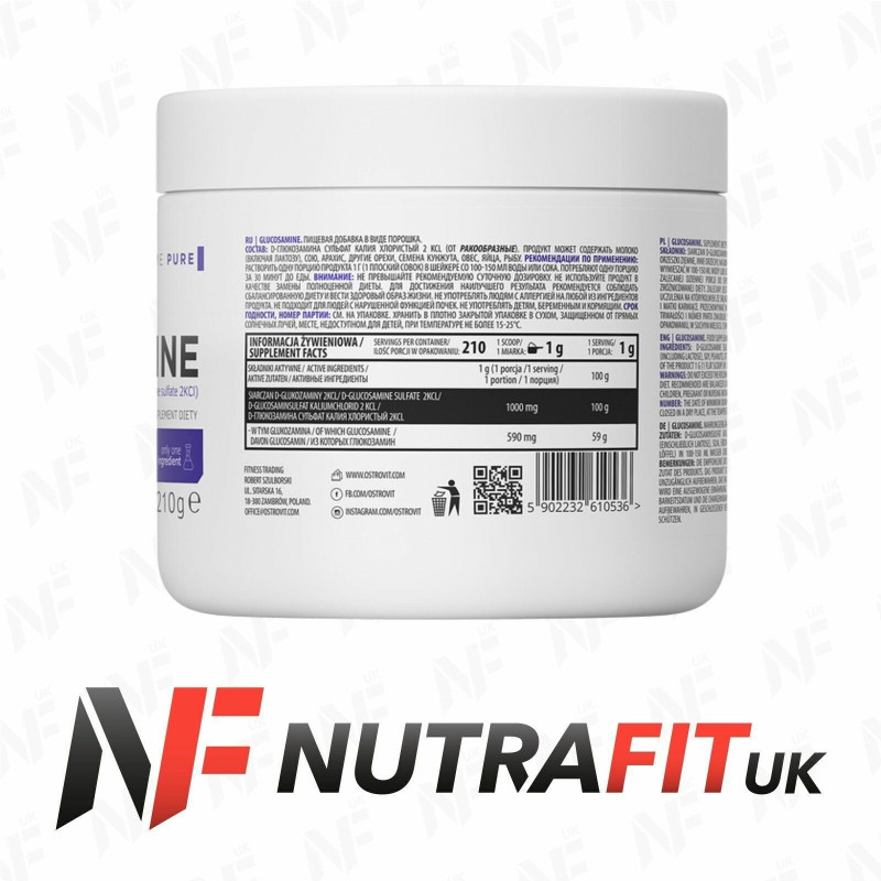 Ostrovit Glucosamine Supreme Pure Powder 210 g Ostrovit Glucosamine Supreme Pure Powder 210 g