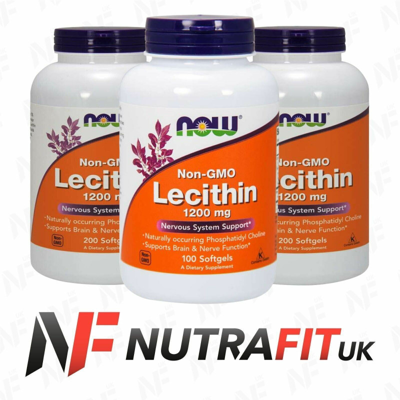Now Foods Non-GMO Lecithin 1200 mg Softgels Now Foods Non-GMO Lecithin 1200 mg Softgels