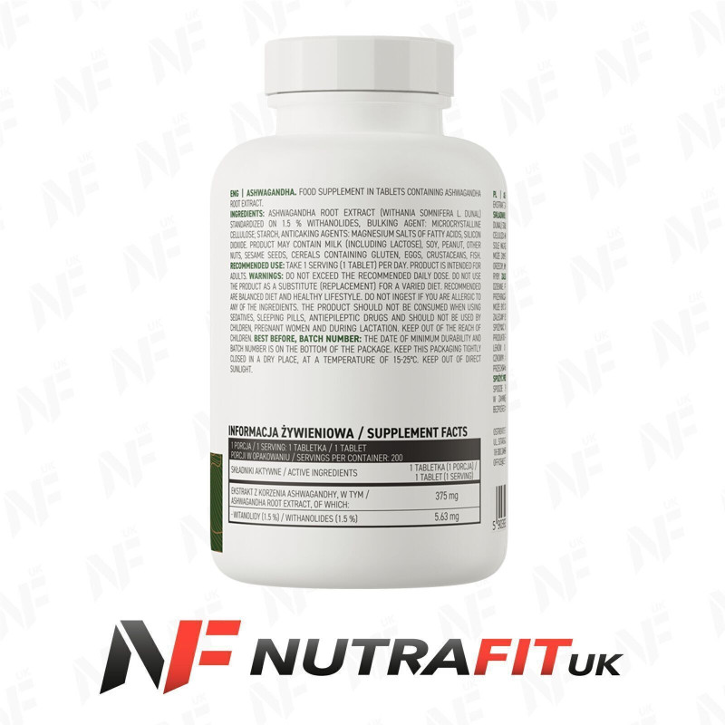 Ostrovit Ashwagandha Vege 200 Tabs