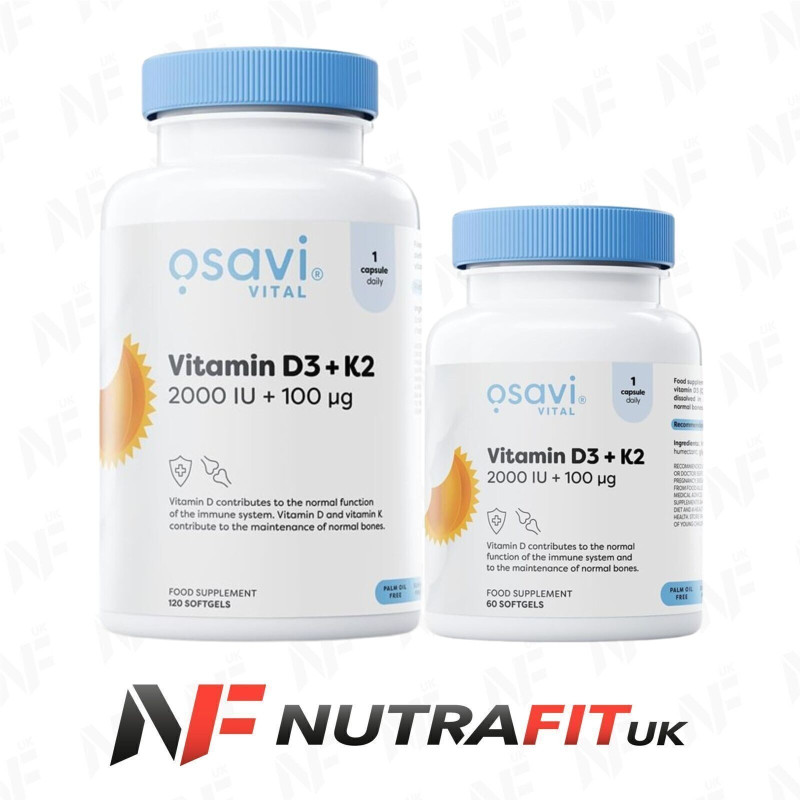 Osavi Vitamin D3 K2 2000 IU 100 2000 IU Caps