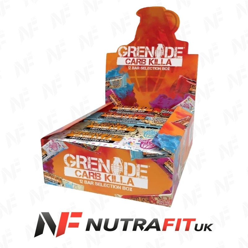 Grenade Protein Bar Selection Box 12 x 60g Grenade Protein Bar Selection Box 12 x 60g