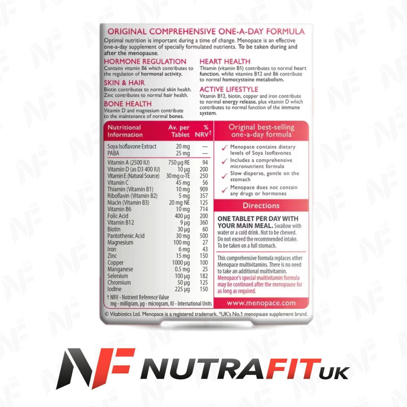 Vitabiotics Menopace Original 30 Tabs Vitabiotics Menopace Original 30 Tabs