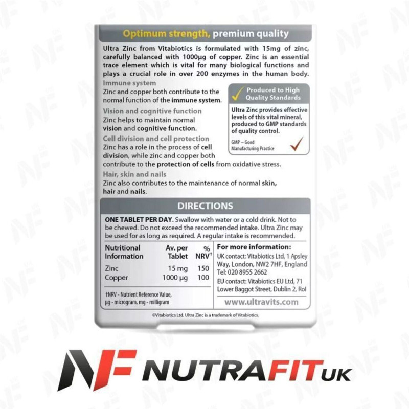 Vitabiotics Ultra Zinc 60 Tabs
