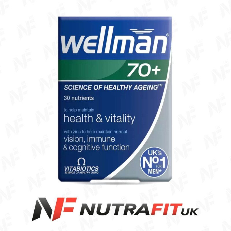 Vitabiotics Wellman 70+ 30 Tabs