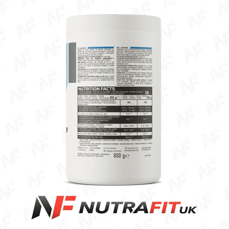 Ostrovit Dextrose Natural Powder 800g Ostrovit Dextrose Natural Powder 800g