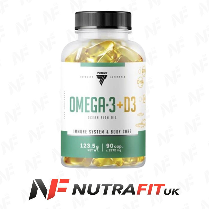 Trec Nutrition Omega-3 + D3 90 Caps Trec Nutrition Omega-3 + D3 90 Caps