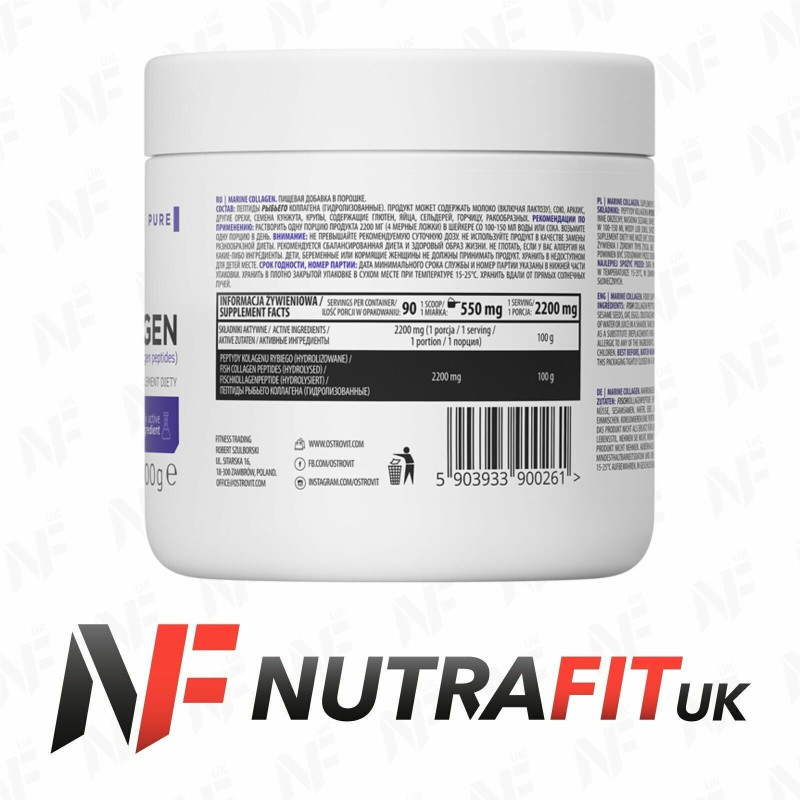 Ostrovit Marine Collagen Supreme Pure Powder 200 g Ostrovit Marine Collagen Supreme Pure Powder 200 g