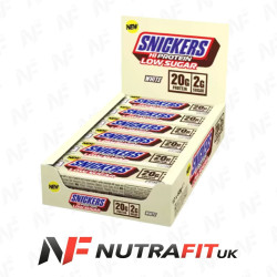 Snickers Hi Protein Low Sugar Bars White Chocolate Peanuts 12 x 57 g
