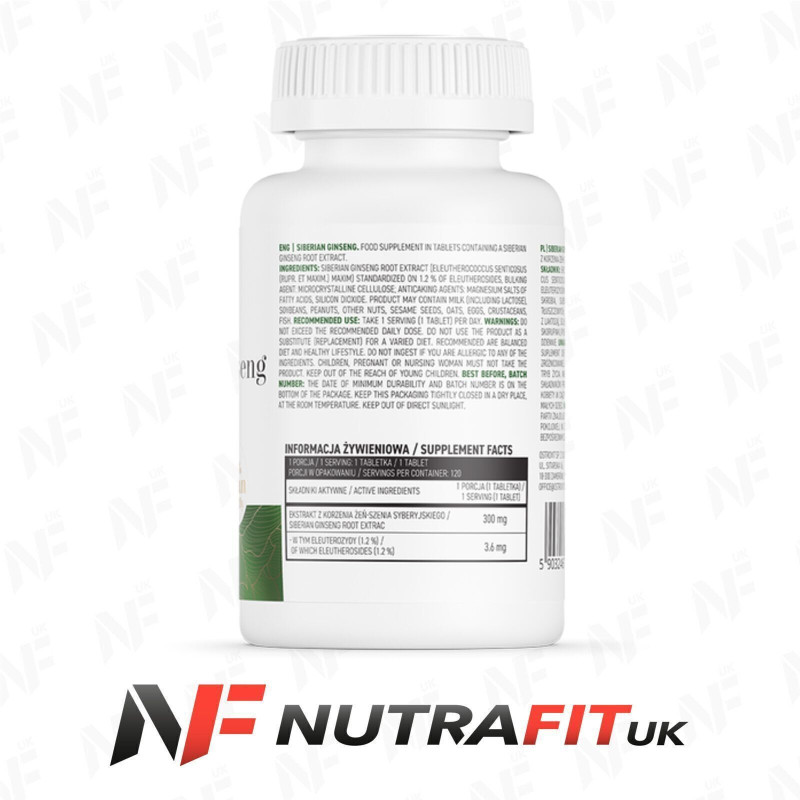 Ostrovit Siberian Ginseng 120 Vege Tabs Ostrovit Siberian Ginseng 120 Vege Tabs