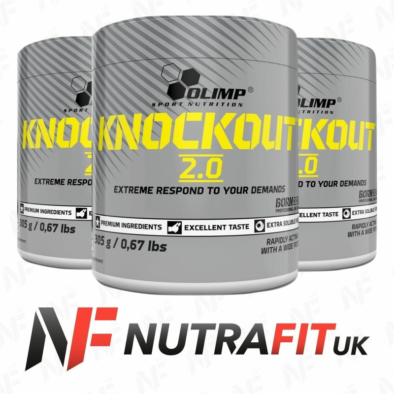 Olimp Knockout Pre-workout Stack Caffeine Arginine Taurine 305 g