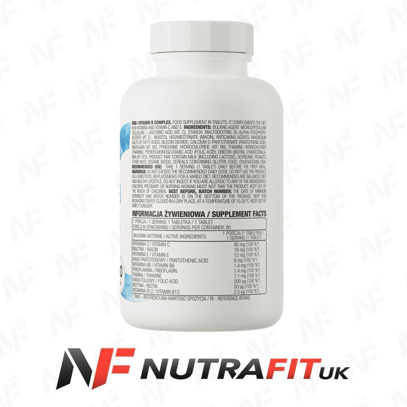 Ostrovit Vitamin B Complex 90 Tabs Ostrovit Vitamin B Complex 90 Tabs