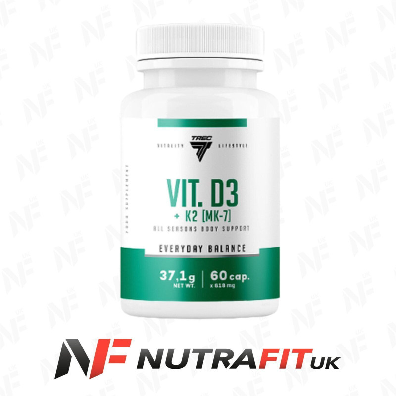 Trec Nutrition Vit D3 + K2 60 Caps Trec Nutrition Vit D3 + K2 60 Caps