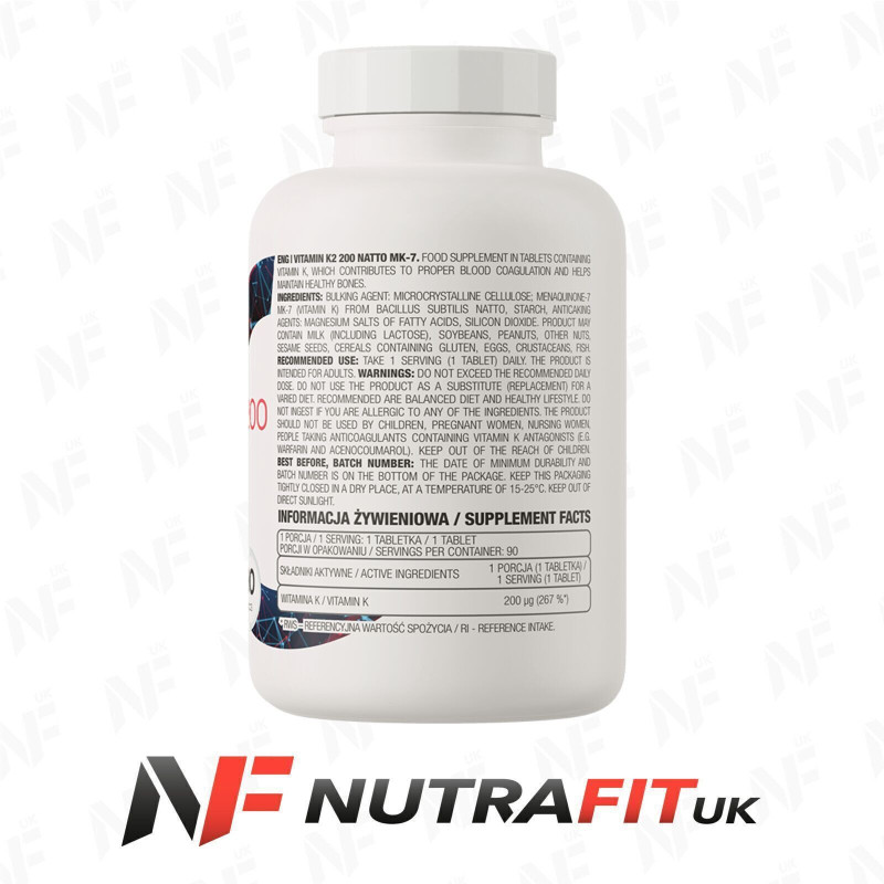 Ostrovit Vitamin K2 200 Natto Mk 90 Tabs Ostrovit Vitamin K2 200 Natto Mk 90 Tabs