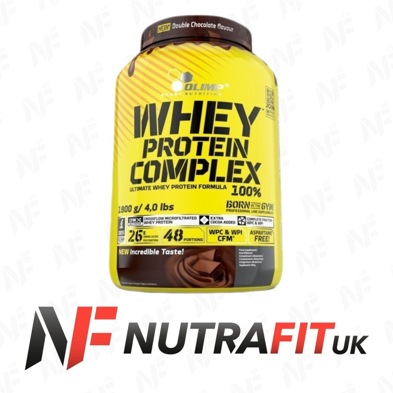 Olimp Whey Protein Complex 100 Double Chocolate WPC WPI Isolate Concentrate