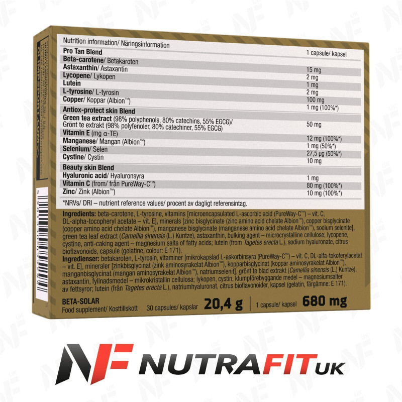 Olimp Nutrition Beta-Solar 30 Caps Olimp Nutrition Beta-Solar 30 Caps
