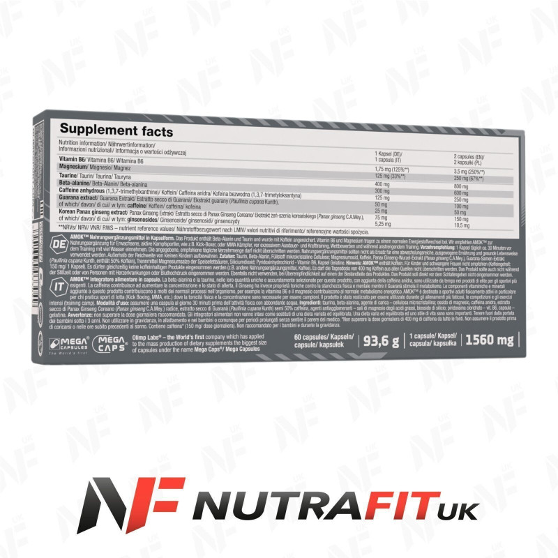 Olimp Nutrition Amok 60 Caps Olimp Nutrition Amok 60 Caps