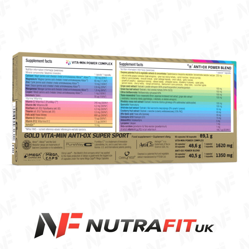 Olimp Nutrition Gold Vita-Min Anti-Ox 60 Caps Olimp Nutrition Gold Vita-Min Anti-Ox 60 Caps