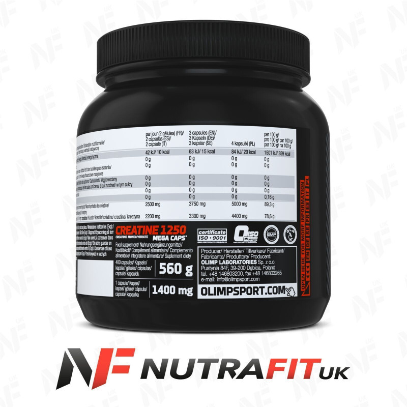 Olimp Nutrition Creatine 1250 400 Mega Caps