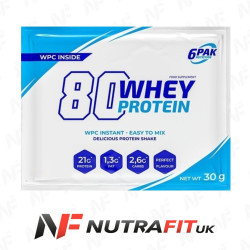 6PAK Nutrition 80 Whey Protein Powder