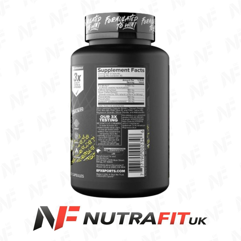 EFX Sports Kre-Alkalyn Hardcore 120 Caps