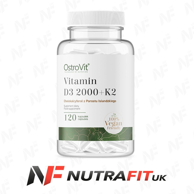 Ostrovit Vitamin D3 2000 K2 Vege 120 Caps