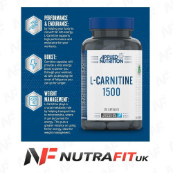 Applied Nutrition L-carnitine 1500 120 Veggie Caps Applied Nutrition L-carnitine 1500 120 Veggie Caps