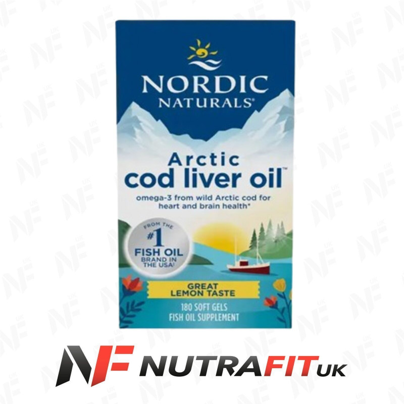 Nordic Naturals Arctic Cod Liver Oil 750 mg Softgels