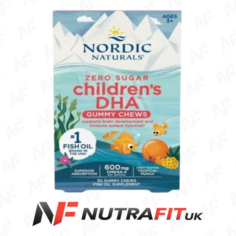 Nordic Naturals Zero Sugar Children's DHA 30 Gummy Chews Nordic Naturals Zero Sugar Children's DHA 30 Gummy Chews