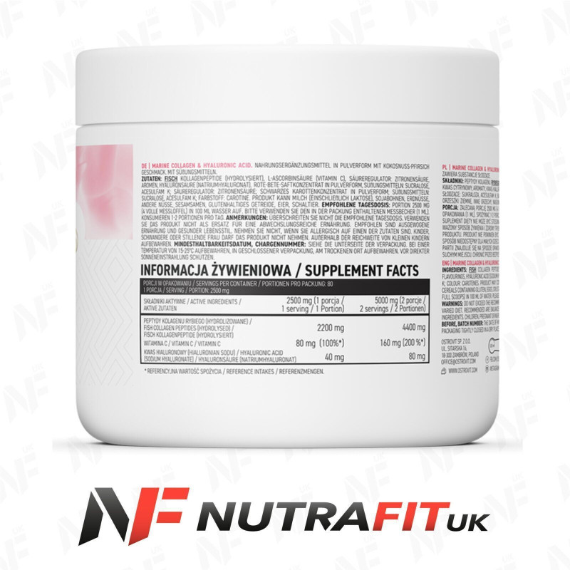 Ostrovit Marine Collagen Hyaluronic Acid Powder