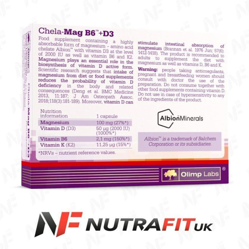 Olimp Chela-mag B6 D3 30 Caps Olimp Chela-mag B6 D3 30 Caps