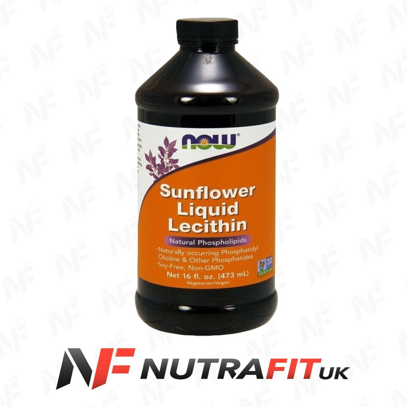 Now Foods Sunflower Lecithin Liquid Gmo 473 Ml Liquid
