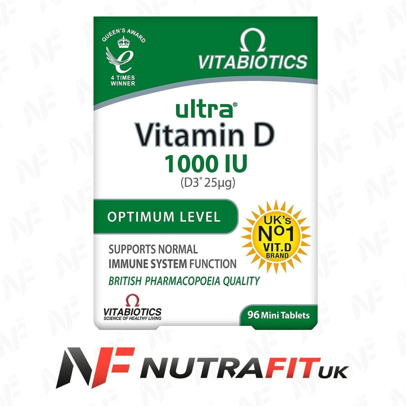 Vitabiotics Ultra Vitamin 1000 IU D3 96 1000 IU Tabs