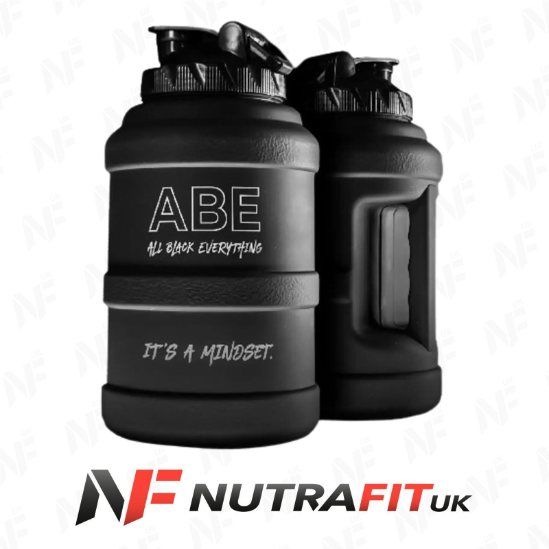 APPLIED NUTRITION ABE WATER JUG twist open spout handle black 2500ml