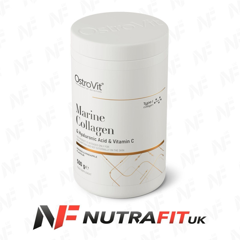 Ostrovit Marine Collagen + Hyaluronic Acid + Vitamin C 500g