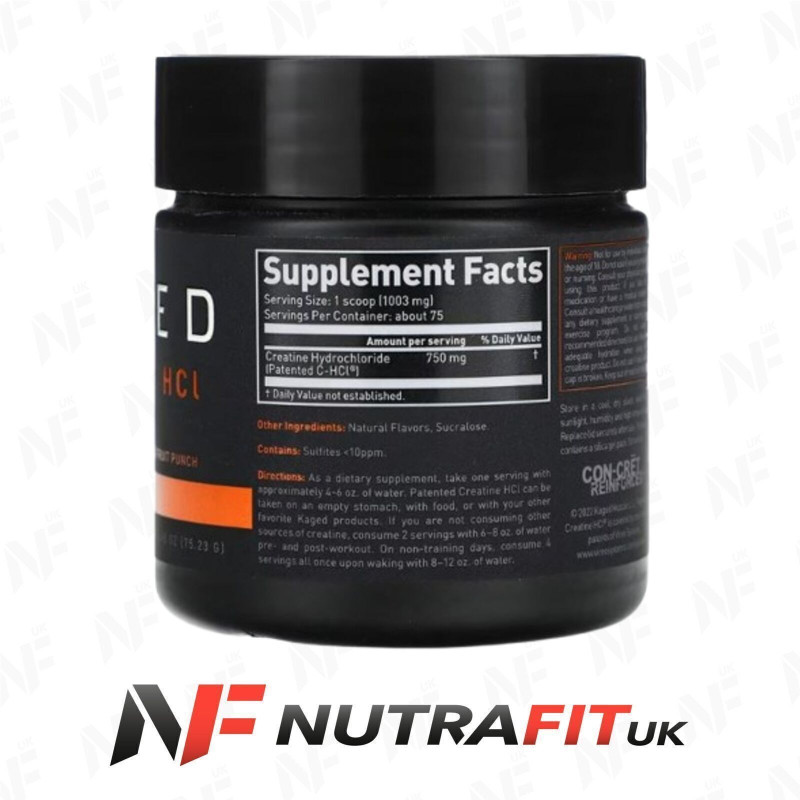 Kaged Muscle Creatine HCl Flavoured Powder
