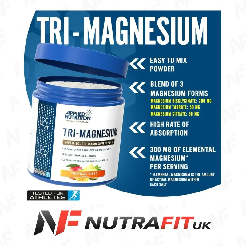 Applied Nutrition Tri-magnesium 200 g Powder Applied Nutrition Tri-magnesium 200 g Powder