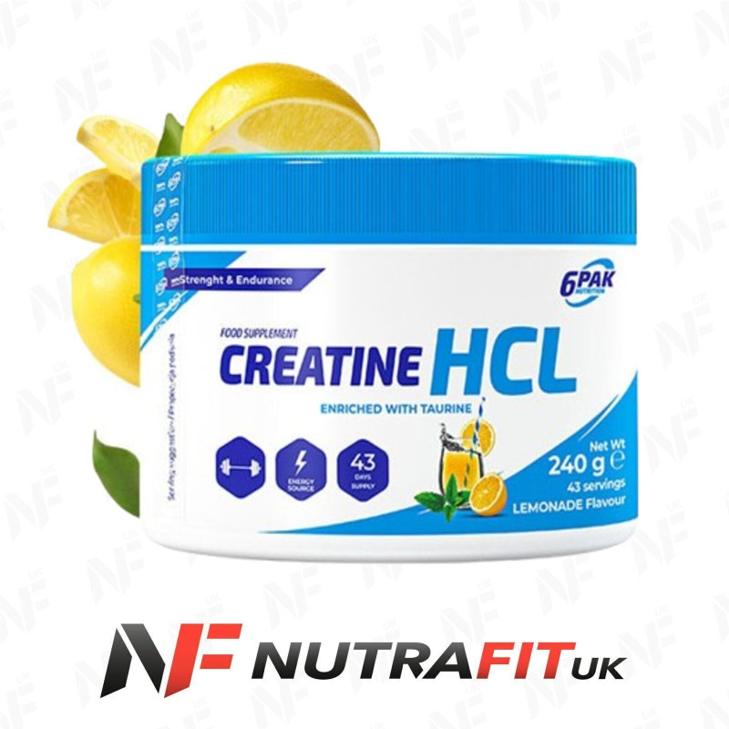 6PAK Nutrition Creatine HCl Powder 240g